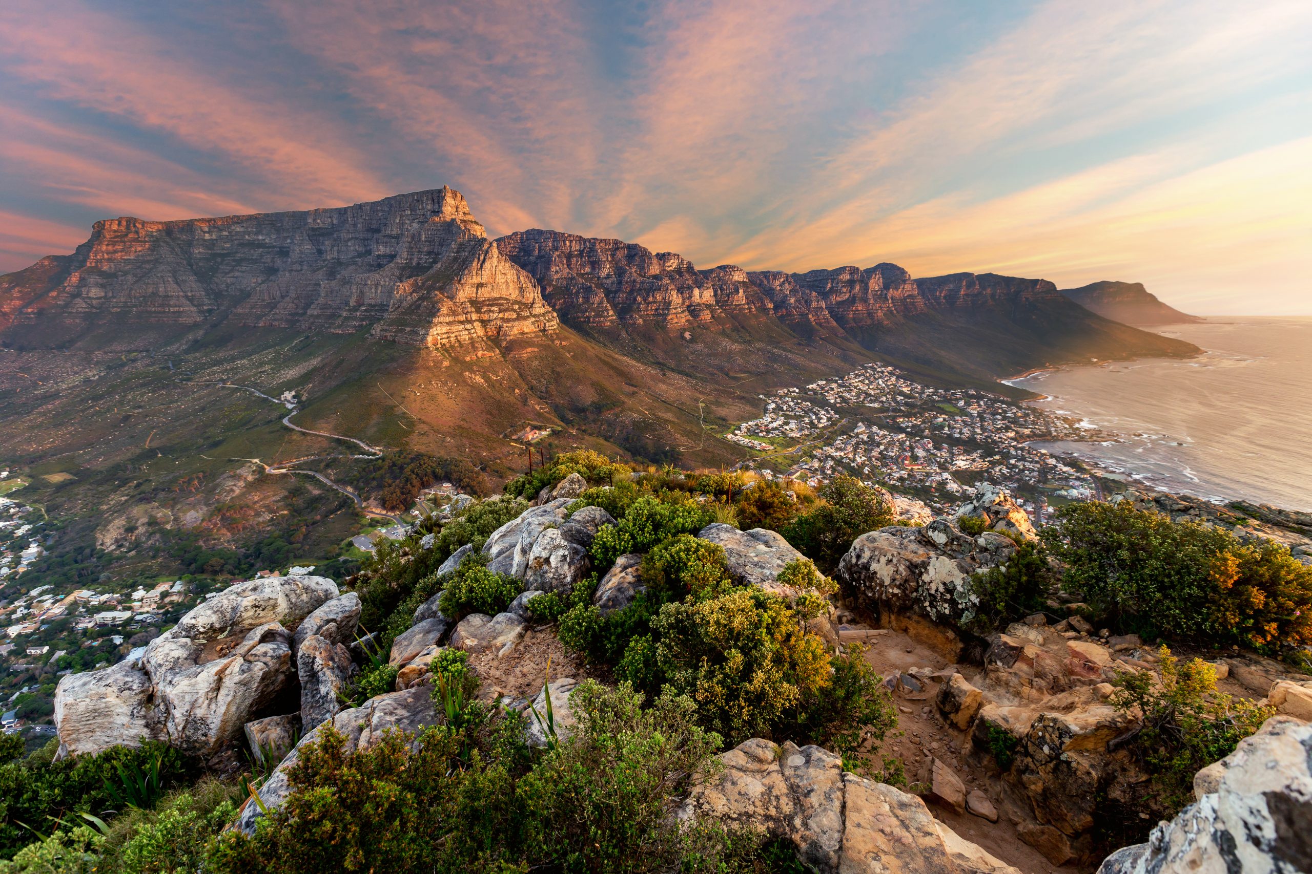 Table,Mountain,Sunset